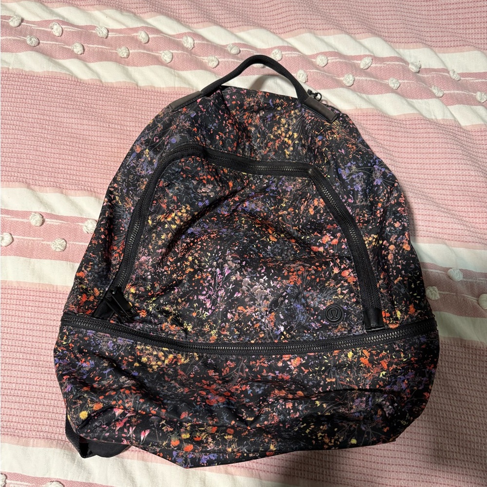 Lululemon Athletica Multicolor Floral Backpack